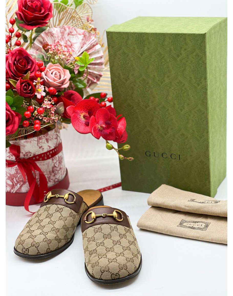 Gucci slippers flower hot sale